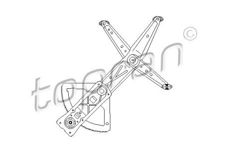 Склопідіймач TOPRAN TOPRAN / HANS PRIES 200044