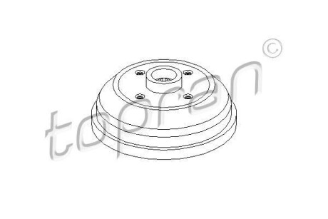 Гальмівний барабан TOPRAN TOPRAN / HANS PRIES 200765