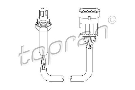 Лямбда-зонд TOPRAN TOPRAN / HANS PRIES 201756