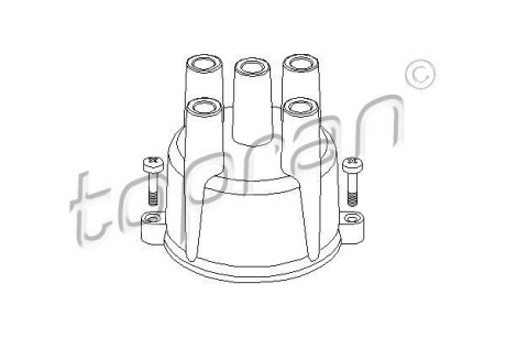 Крышка распределителя зажигания TOPRAN / HANS PRIES 202006