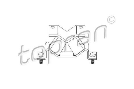Подушка двигуна TOPRAN TOPRAN / HANS PRIES 205 135