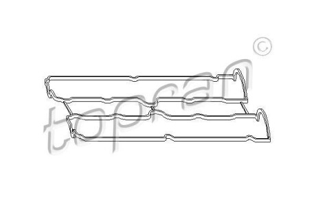 Прокладка клапанної кришки TOPRAN TOPRAN / HANS PRIES 206133