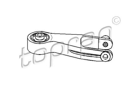 Кронштейн, подвеска двигателя TOPRAN / HANS PRIES 206154