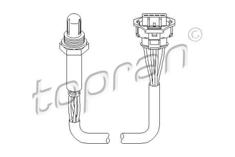 Лямбда-зонд TOPRAN TOPRAN / HANS PRIES 206193 (фото 1)