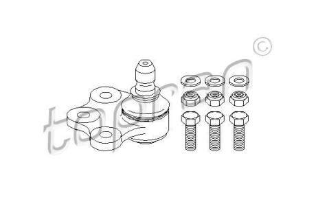 Кульова опора TOPRAN TOPRAN / HANS PRIES 206473