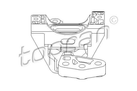 Подушка двигуна TOPRAN TOPRAN / HANS PRIES 206571