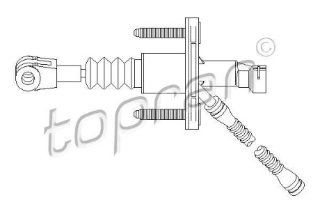 Главный цилиндр сцепления TOPRAN TOPRAN / HANS PRIES 207028