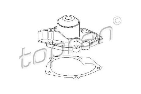 Насос води TOPRAN TOPRAN / HANS PRIES 207099