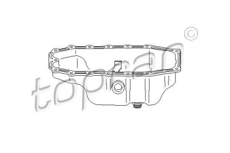 Масляный поддон TOPRAN / HANS PRIES 207316