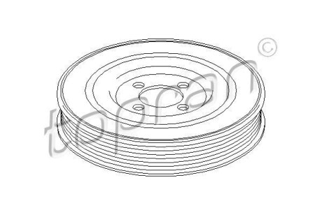 Шків колінчастого валу TOPRAN TOPRAN / HANS PRIES 207342 (фото 1)