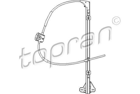 Подъемное устройство для окон TOPRAN / HANS PRIES 207 358