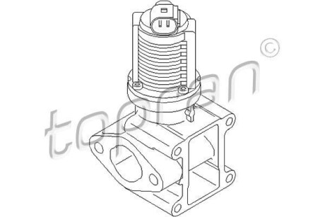 Клапан AGR TOPRAN TOPRAN / HANS PRIES 207441