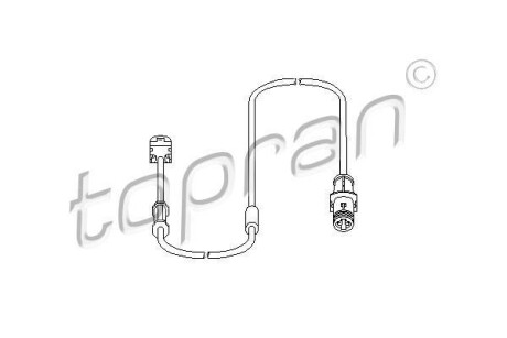 Датчик зносу гальмівних колодок TOPRAN TOPRAN / HANS PRIES 207453