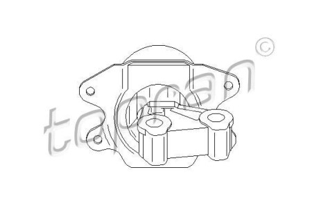 Подушка двигуна TOPRAN TOPRAN / HANS PRIES 207560