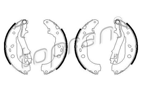 Szczкka hamulcowa TOPRAN TOPRAN / HANS PRIES 207971