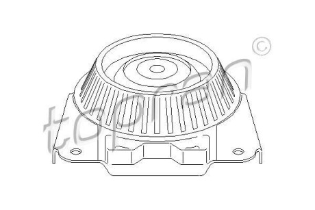 Опора стійка амортизатора TOPRAN TOPRAN / HANS PRIES 301228