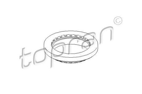 Подшипник качения, опора стойки амортизатора TOPRAN TOPRAN / HANS PRIES 301401