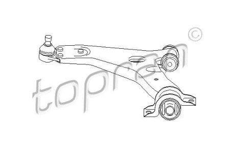 Важіль незалежної підвіски колеса TOPRAN TOPRAN / HANS PRIES 301 585