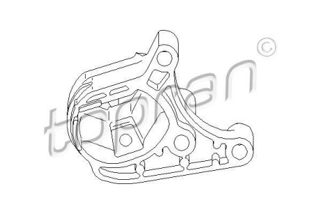 Подушка двигуна TOPRAN TOPRAN / HANS PRIES 301808