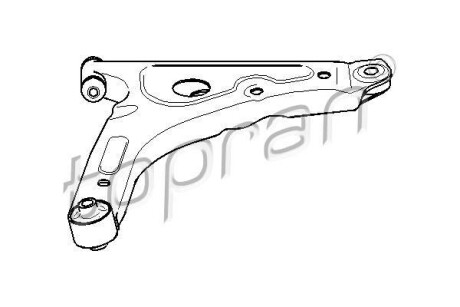 Важіль підвіски передній TOPRAN TOPRAN / HANS PRIES 302017