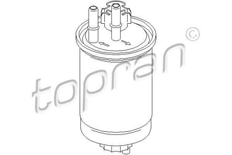 Фільтр палива TOPRAN TOPRAN / HANS PRIES 302129