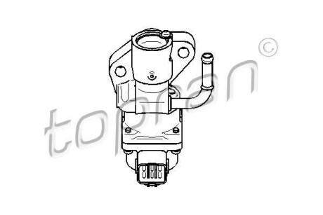 Клапан AGR TOPRAN TOPRAN / HANS PRIES 302692