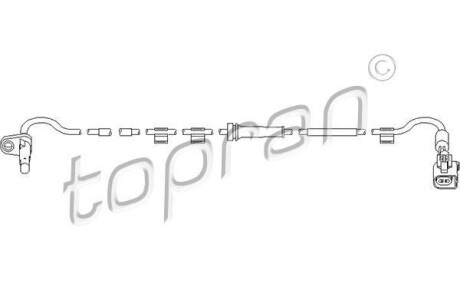 Датчик ABS TOPRAN TOPRAN / HANS PRIES 303960