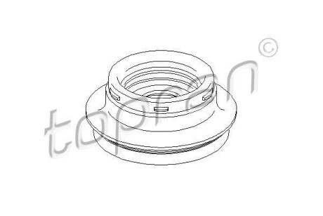 Подшипник качения, опора стойки амортизатора TOPRAN / HANS PRIES 304 044