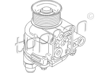 Mechaniczna pompa prуїniowa TOPRAN TOPRAN / HANS PRIES 304136