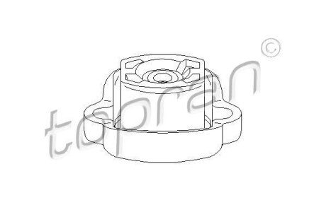 Подвеска, двигатель TOPRAN / HANS PRIES 400041