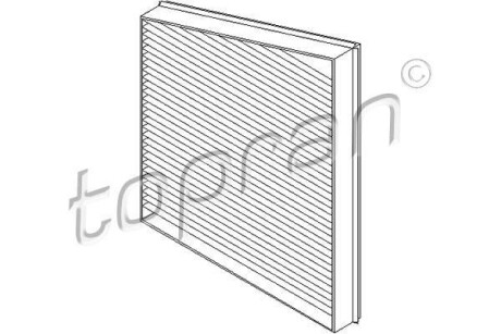Фільтр повітря (салону) TOPRAN TOPRAN / HANS PRIES 400211