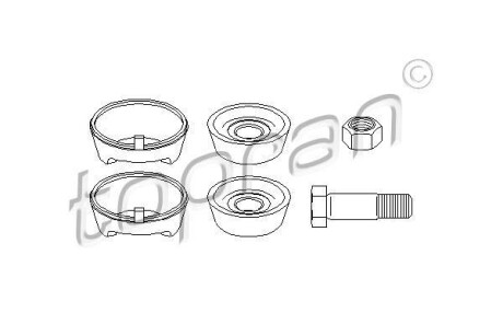 Ремкомплект важеля підвіски TOPRAN TOPRAN / HANS PRIES 400528