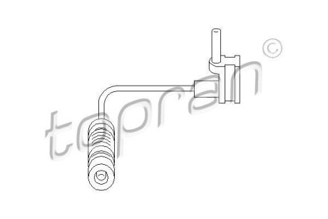 Сигнализатор, износ тормозных колодок TOPRAN / HANS PRIES 400983 (фото 1)