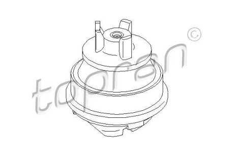 Подушка двигуна TOPRAN TOPRAN / HANS PRIES 401258