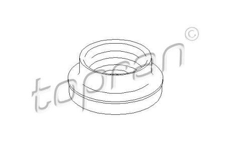 Подшипник качения, опора стойки амортизатора TOPRAN / HANS PRIES 401326