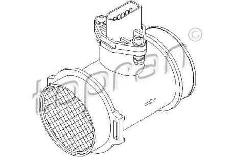Расходомер воздуха TOPRAN TOPRAN / HANS PRIES 401334