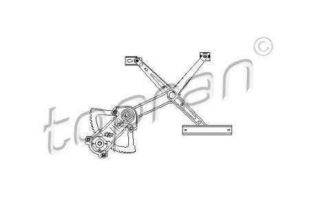 Подъемное устройство для окон TOPRAN / HANS PRIES 401 428 (фото 1)