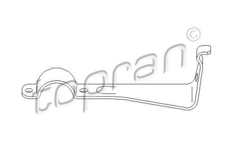 Кронштейн, подвеска стабилизато TOPRAN TOPRAN / HANS PRIES 401494