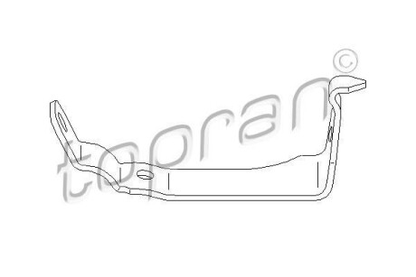 Кронштейн, подвеска стабилизато TOPRAN / HANS PRIES 401496