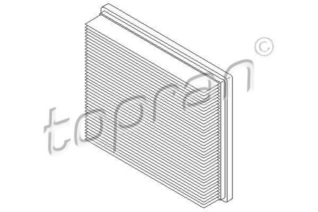 Фільтр повітряний TOPRAN TOPRAN / HANS PRIES 407734