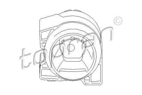Подушка двигуна TOPRAN TOPRAN / HANS PRIES 407 829
