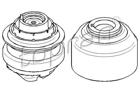 Подушка двигуна TOPRAN TOPRAN / HANS PRIES 407841