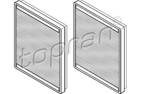 Фільтр повітря (салону) TOPRAN TOPRAN / HANS PRIES 500218