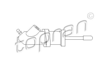 Робочий циліндр зчеплення TOPRAN TOPRAN / HANS PRIES 500507