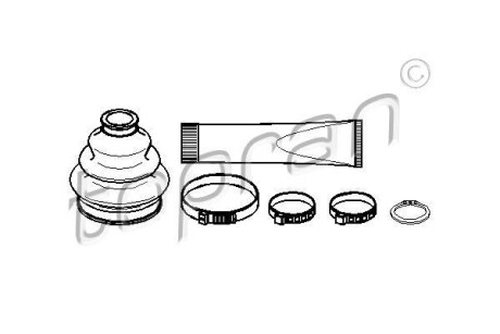 Пильовик привідного валу (набір) TOPRAN TOPRAN / HANS PRIES 500587