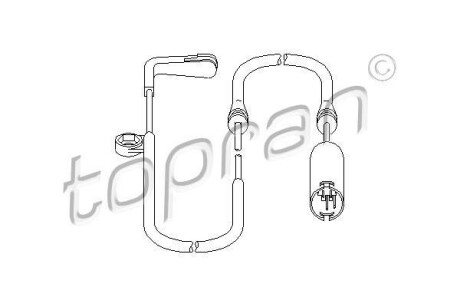 Датчик зносу гальмівних колодок TOPRAN TOPRAN / HANS PRIES 500667