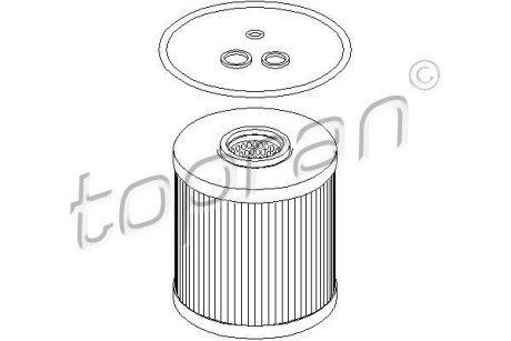 Фільтр масла TOPRAN TOPRAN / HANS PRIES 500728