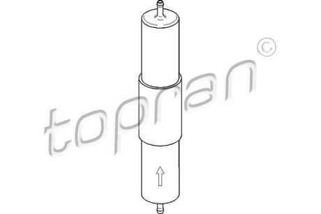 Фільтр палива TOPRAN TOPRAN / HANS PRIES 500739