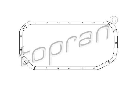 Прокладка масляного піддону TOPRAN TOPRAN / HANS PRIES 500777