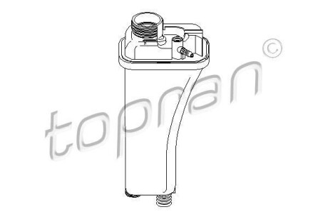 Розширювальний бак охолодження TOPRAN TOPRAN / HANS PRIES 500790